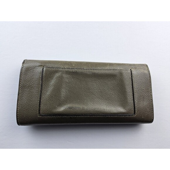 Celine Pebbled Leather Snap Full Size Long Wallet - Picture 4 of 16